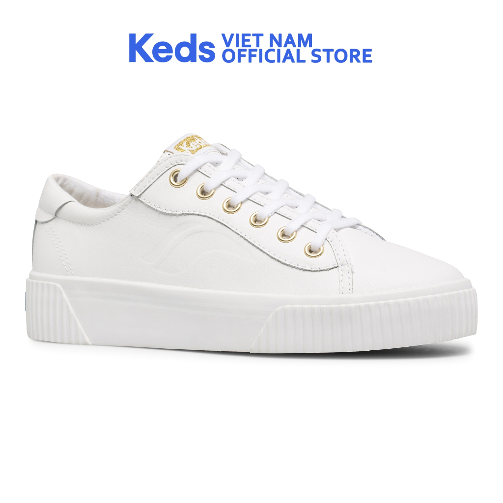 Giày Keds Nữ- Crew Kick Alto Leather White- KD064602