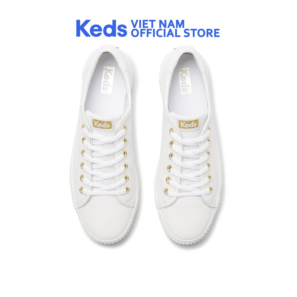 Giày Keds Nữ- Crew Kick Alto Leather White- KD064602