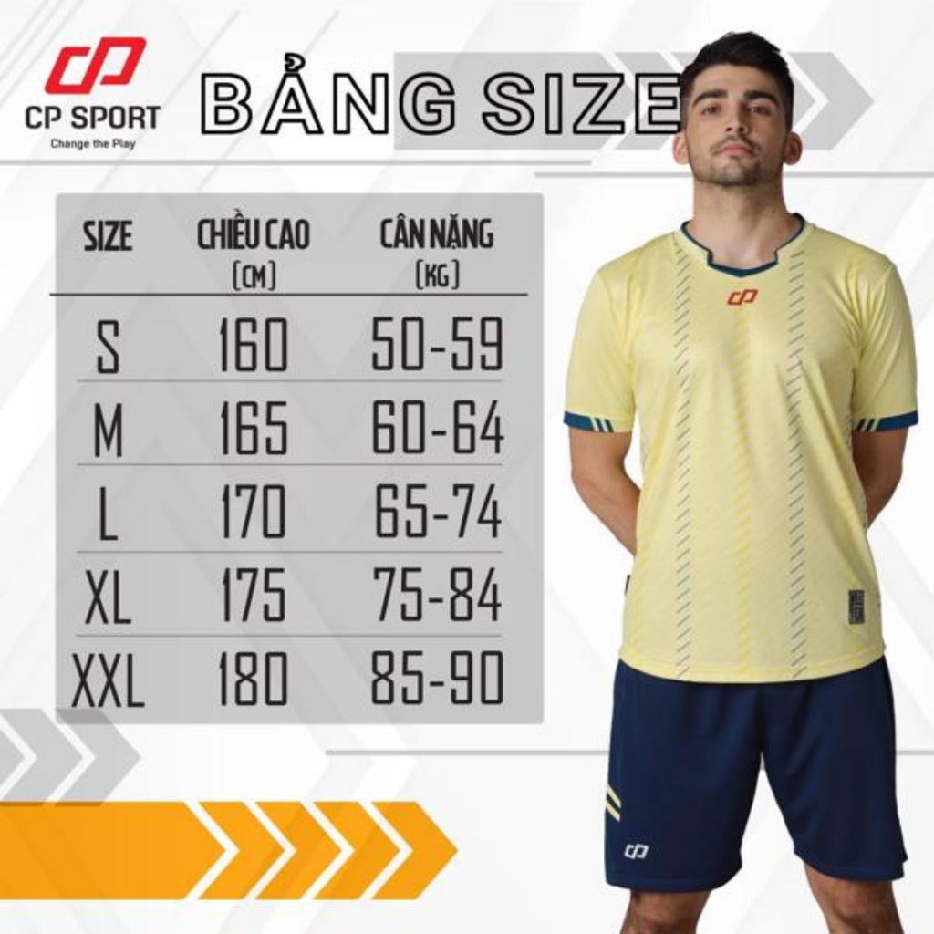 Quần Áo Thương Hiệu CP Arca Chất Lượng Cao Cấp, Áo Đá Bóng Không Logo - Vicsport