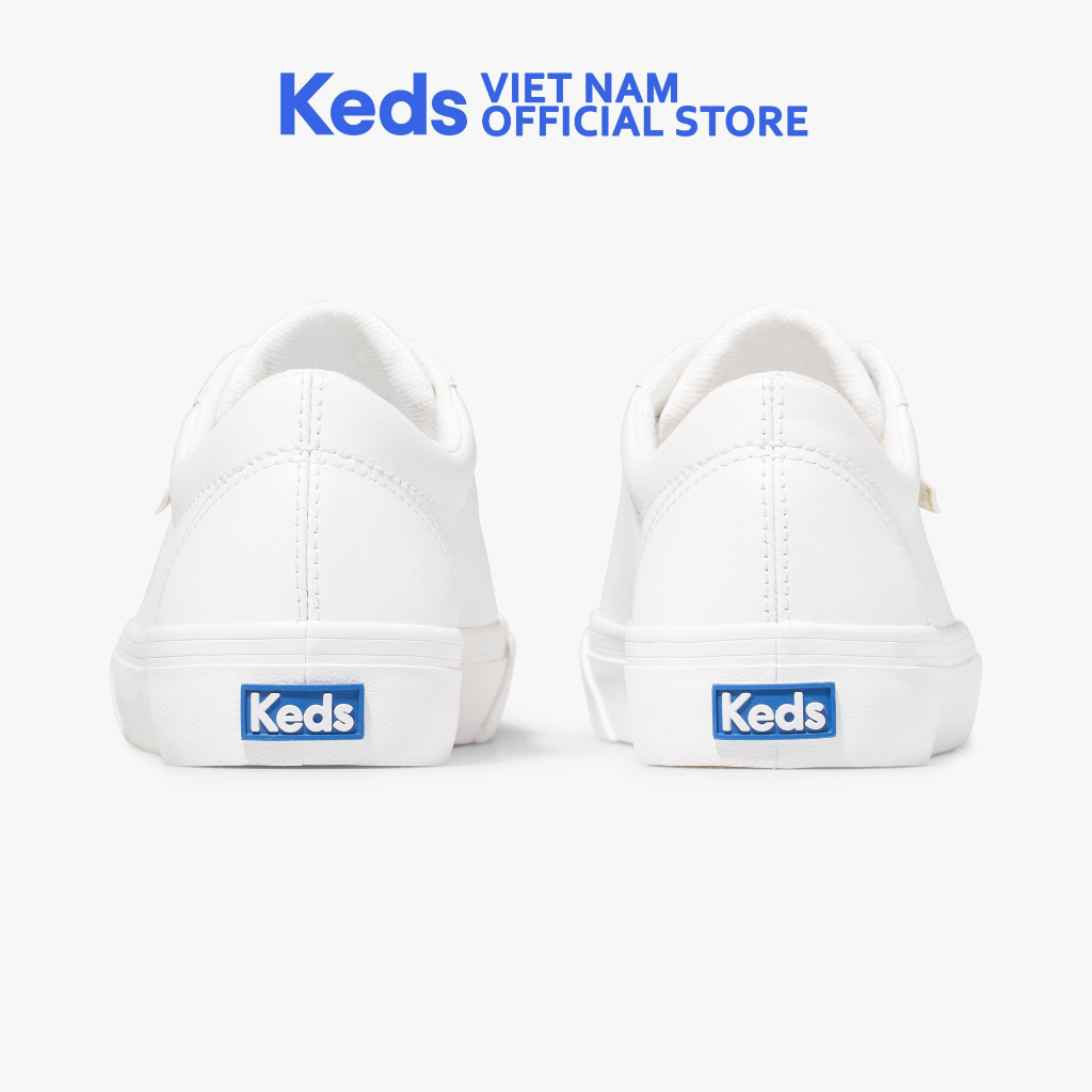 Giày Thể Thao Keds Nữ- Jump Kick Leather White- KD063681