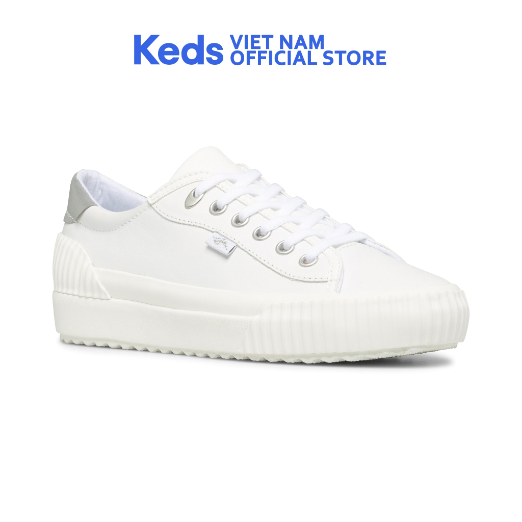 Giày Thể Thao Keds Nữ- Demi Trx Leather White- KD066016