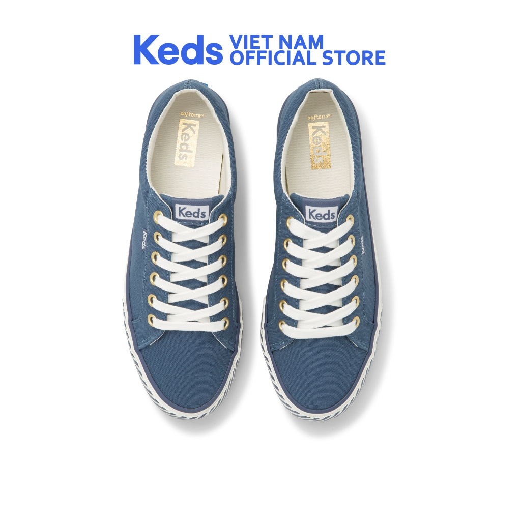 Giày Thể Thao Keds Nữ- Jump Kick Majestic Canvas Navy- KD066513