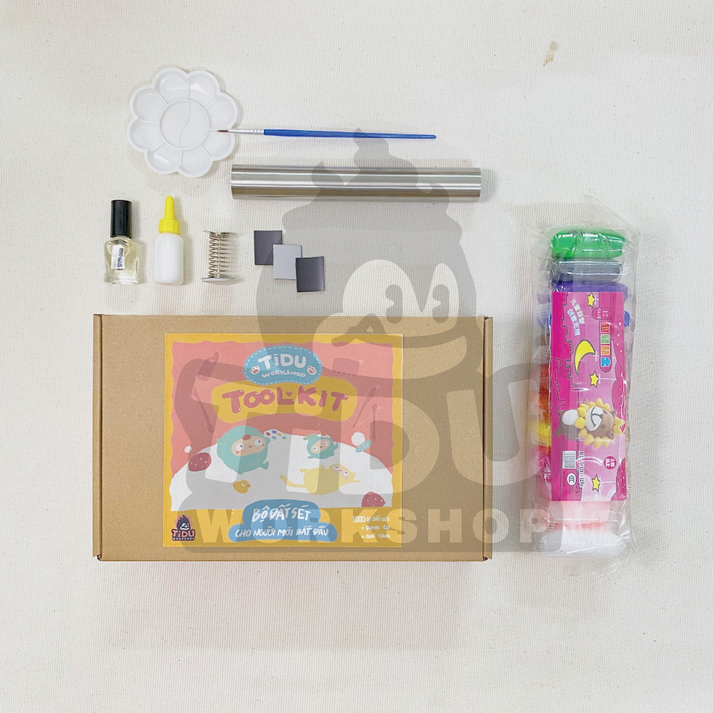 Combo tiết kiệm tạo hình đất sét từ Tiduworkshop
