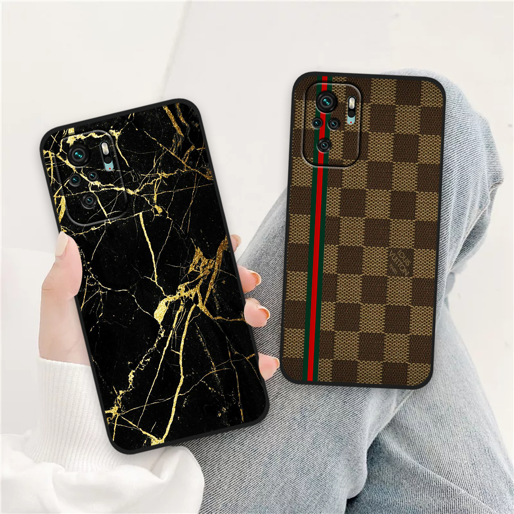 Ốp lưng Xiaomi Redmi Note 10 / Redmi Note 10S / Note 10 5G / Note 10 Pro in hình thương hiệu thời trang phong cách