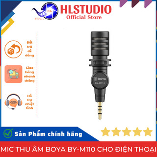 Mic thu âm boya by-m110 cho điện thoại hl studio