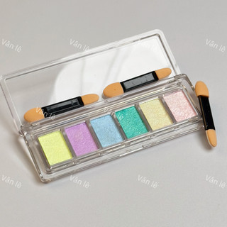 Bột nén tráng gương 6 màu trang trí nail