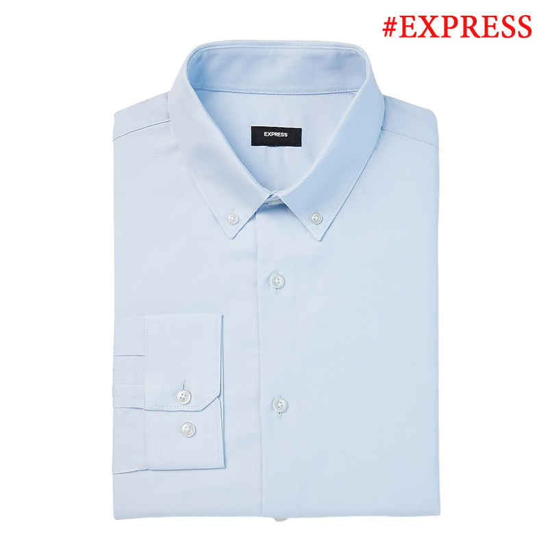 Áo sơ mi nam EXPRESS xuất xịn|Dài tay Xanh và Ghi |Sơ mi nam công sở