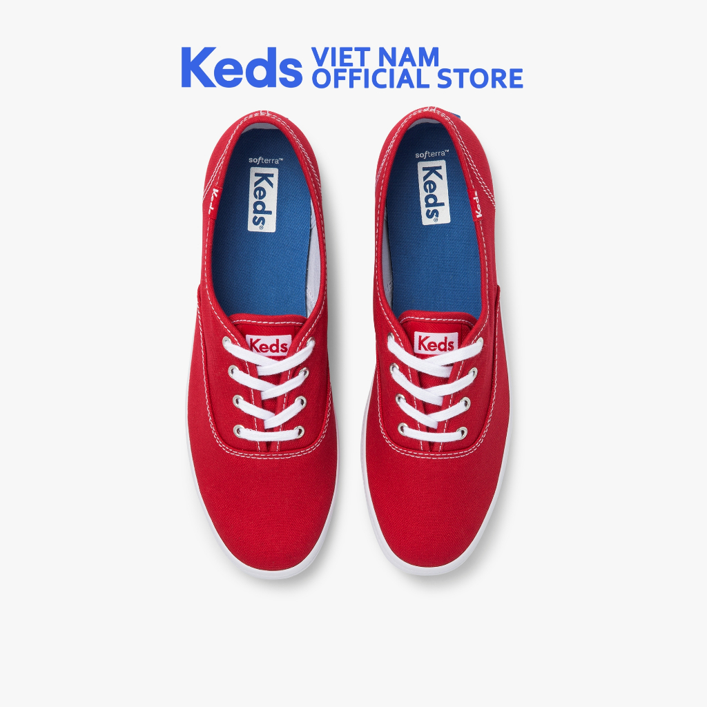 Giày Keds Nữ - Champion Canvas Red - KD031300