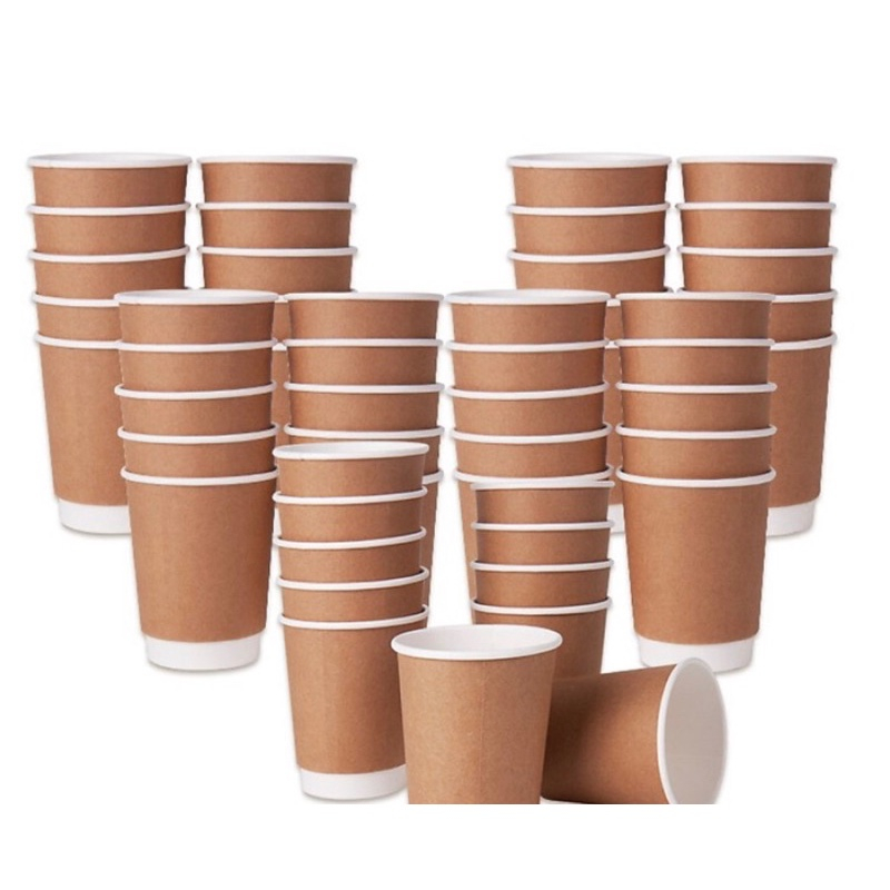 LY GIẤY 2 LỚP NÂU KRAF