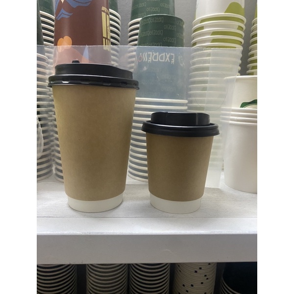 LY GIẤY 2 LỚP NÂU KRAF