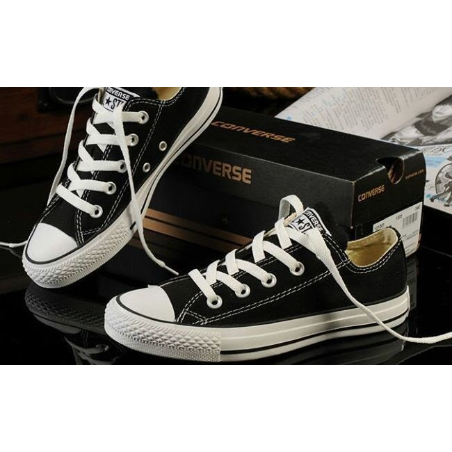 Giày Converse chính hãng bản 1970s, cổ thấp màu đen cho nam nữ Farins Store