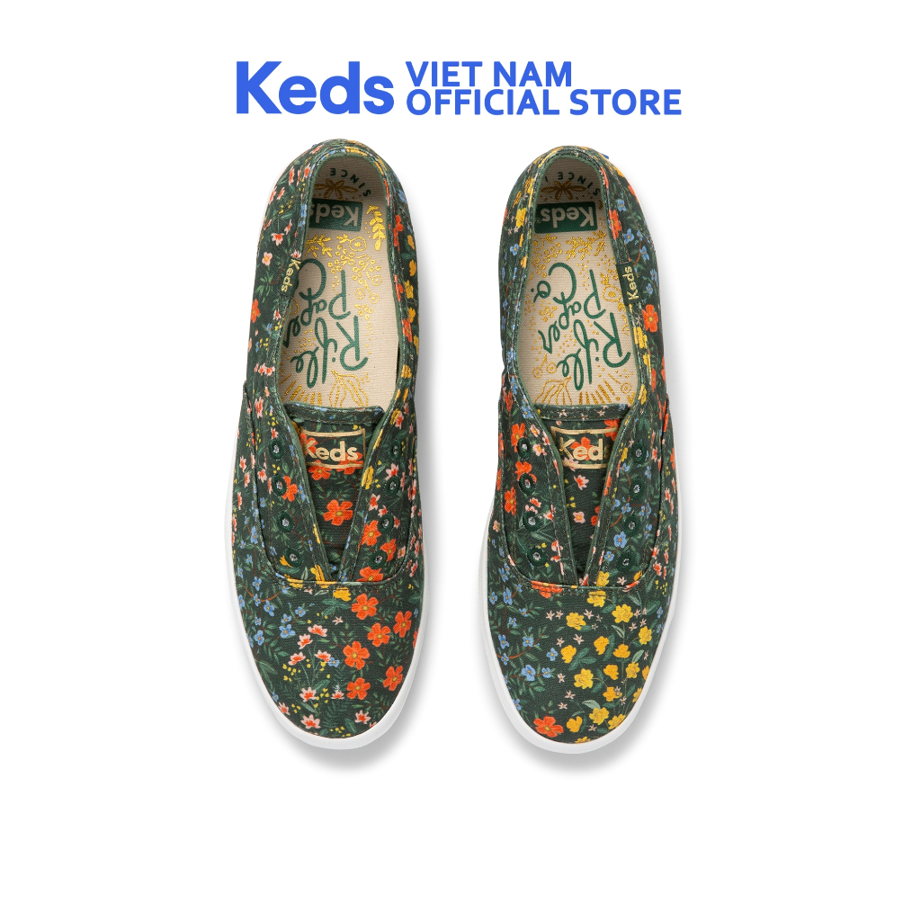 Giày Keds Nữ- Chillax Canvas Green- KD066084