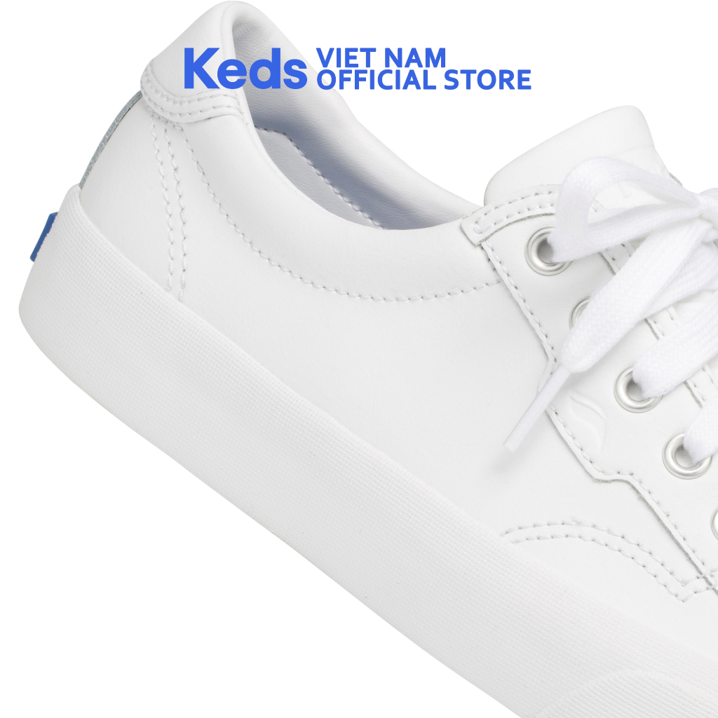 Giày Keds Nữ- Crew Kick 75 Leather White- KD062790