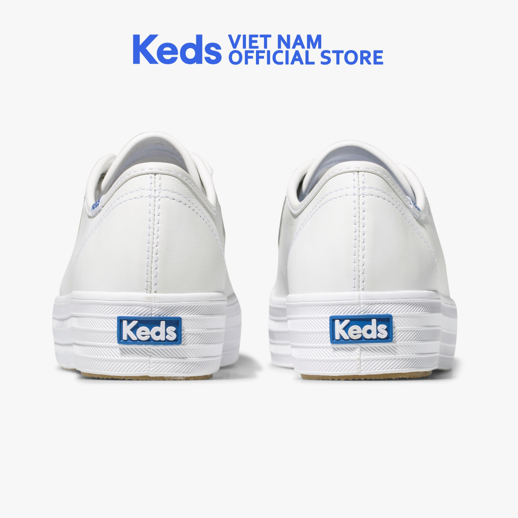 Giày Keds Nữ - Triple Kick Leather White - KD057310