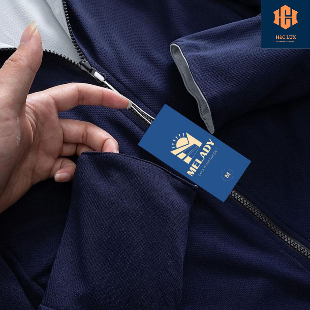 Áo chống nắng nam nữ 2 mặt, 4 màu siêu đẹp, ép phản quang tay thể thao