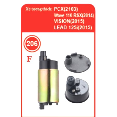 MÔ TƠ BƠM XĂNG XE VISION MỚI, WAVE RSX FI,PCX 2013