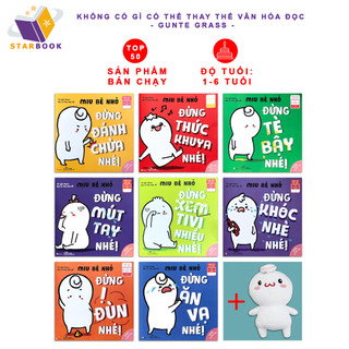 Sách ehon kĩ năng sống: miu bé nhỏ, miu tự lập phần 1 combo 8 quyển cho bé từ 1-6 tuổi
