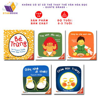Sách ehon nhật bản bé trứng cho bé 0-3 tuổi trọn bộ 6 quyển