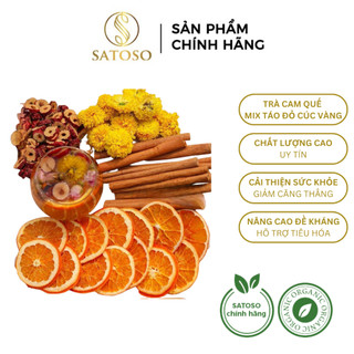 Trà cam quế mix táo đỏ cúc vàng SATOSO gói 10g