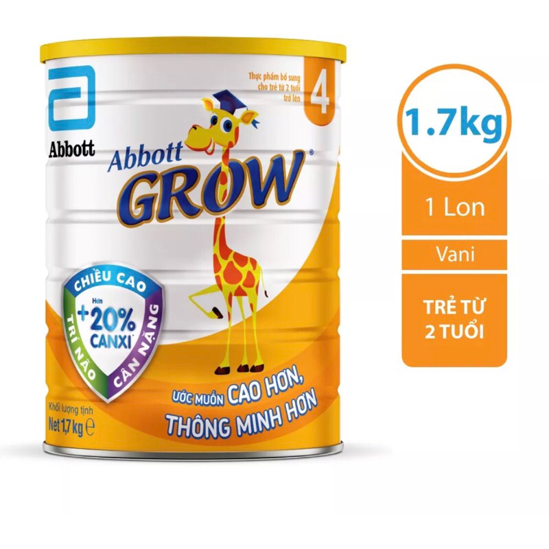 Sữa Abbott grow 4 1700g