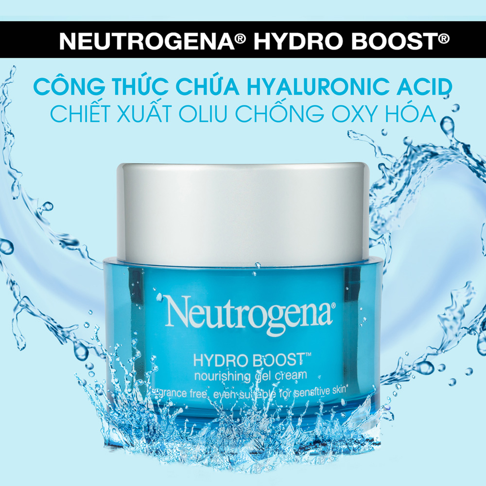 Kem dưỡng ẩm Neutrogena Hydro Boost Water Gel 50g cấp ẩm căng bóng da