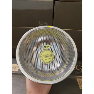 Rổ inox 304 tem vàng đông nam size 18cm
