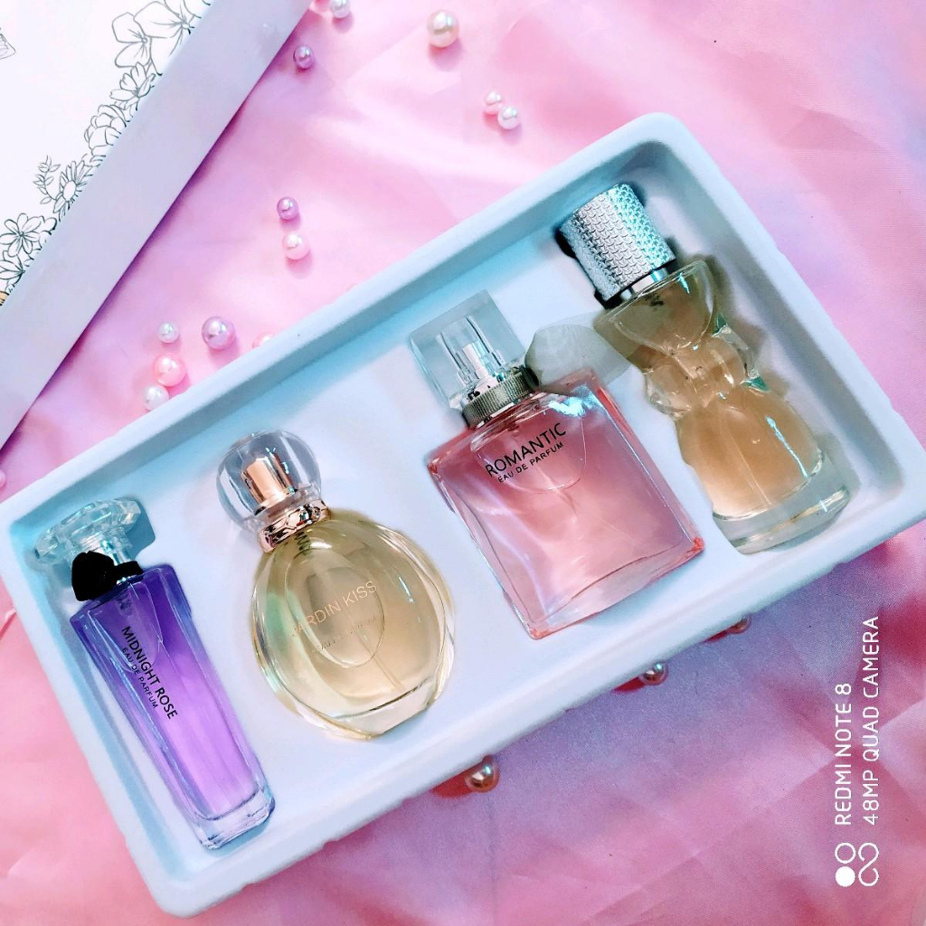 Sét nước hoa nữ thơm lâu - 25mlx4