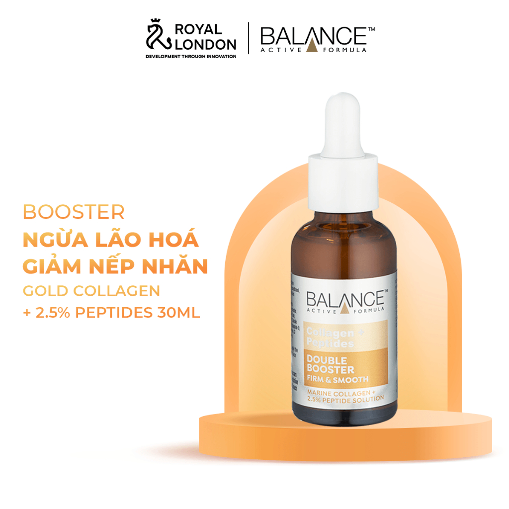 Tinh chất Balance Active Formula Collagen + Peptides Double Booster 30ml