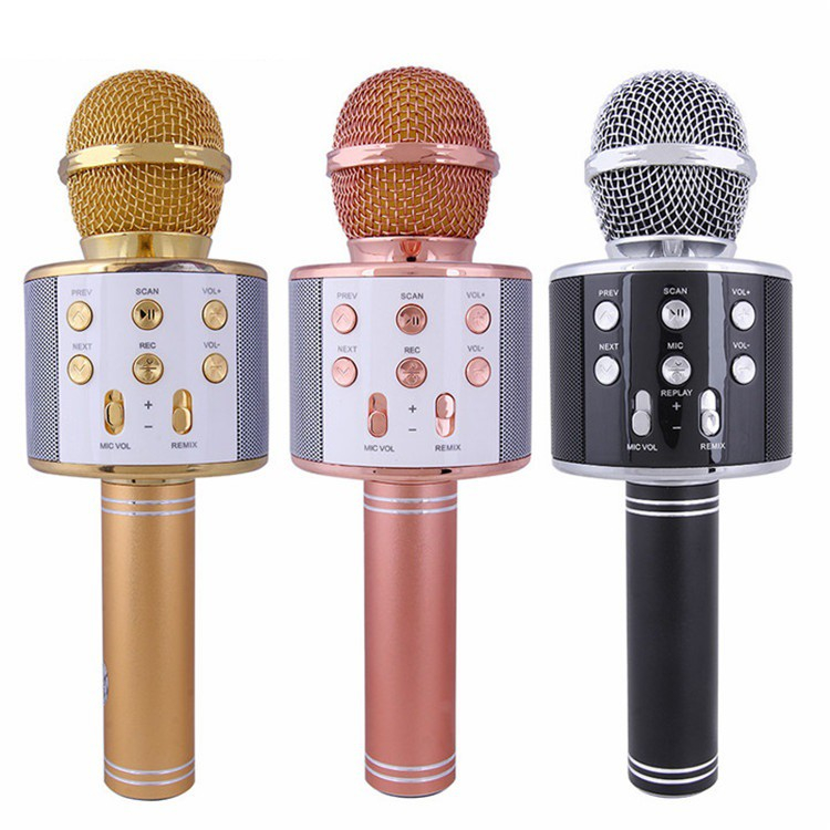 Mic Hát Karaoke Cầm Tay Không Dây - Micro Karaoke Bluetooth Bảo Hành 12 Tháng | BigBuy360 - bigbuy360.vn