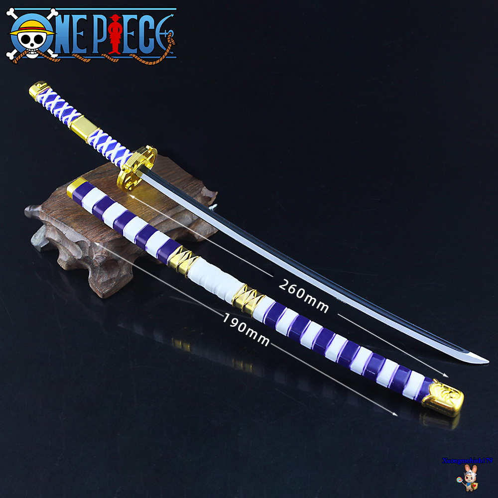 Mô hình sưu tầm One Piece Wano Quốc Bảo quỷ kiếm đệ nhị Nidai Kitetsu kiếm 26cm
