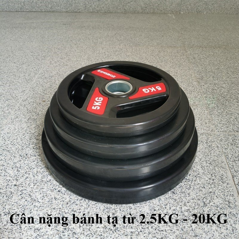 Tạ đĩa Gang bọc cao su FEIERDUN-KB-10 phi 50- Loại 10kg