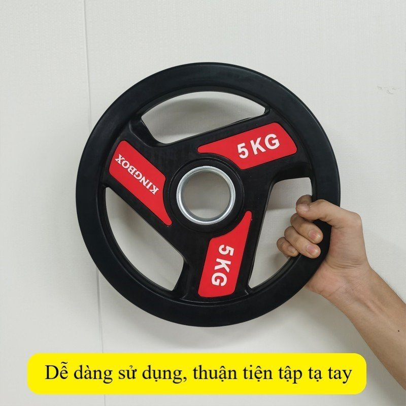 Tạ đĩa Gang bọc cao su FEIERDUN-KB-20 phi 50- Loại 20kg