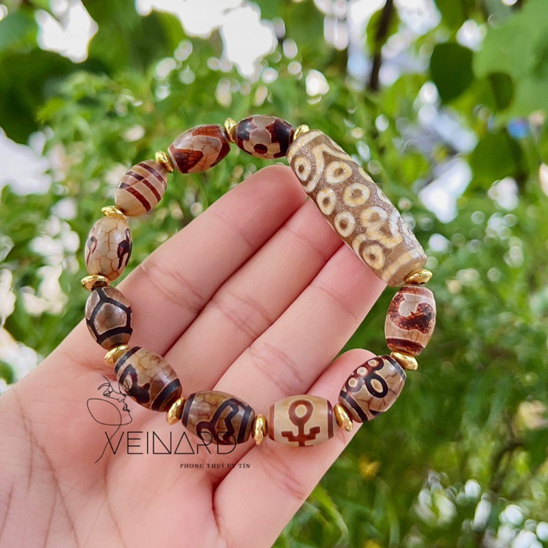 Vòng tay Dzi 21 mắt