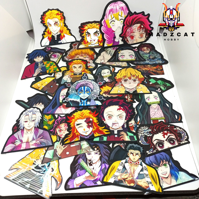 Hình dán Sticker Anime Emoji dán điện thoại - laptop - ô tô chống nước ngẫu nhiên