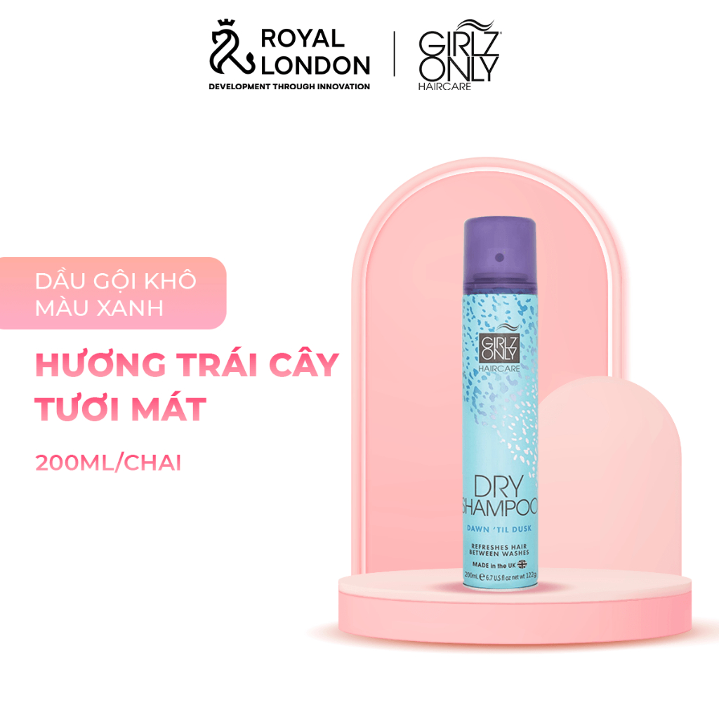 Dầu Gội Khô Dry Shampoo Girlz Only Dawn 'Til Dusk 200ml