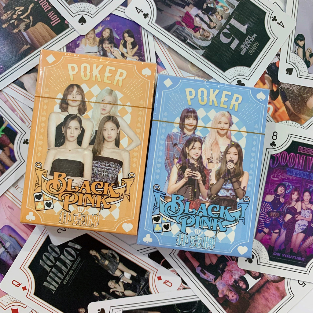 Bộ Bài Tây 54 Lá Hình Blackpink Siêu Bền Chất Lượng Tốt