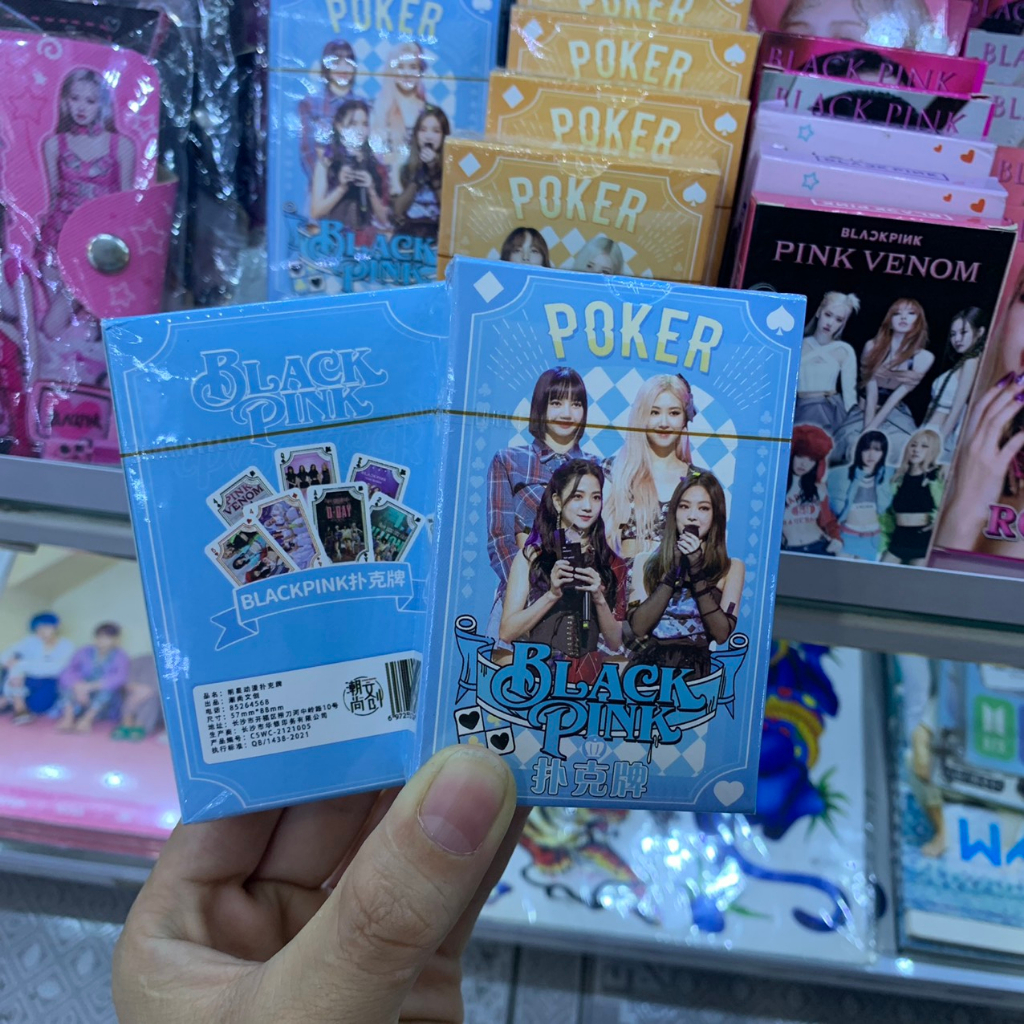 Bộ Bài Tây 54 Lá Hình Blackpink Siêu Bền Chất Lượng Tốt