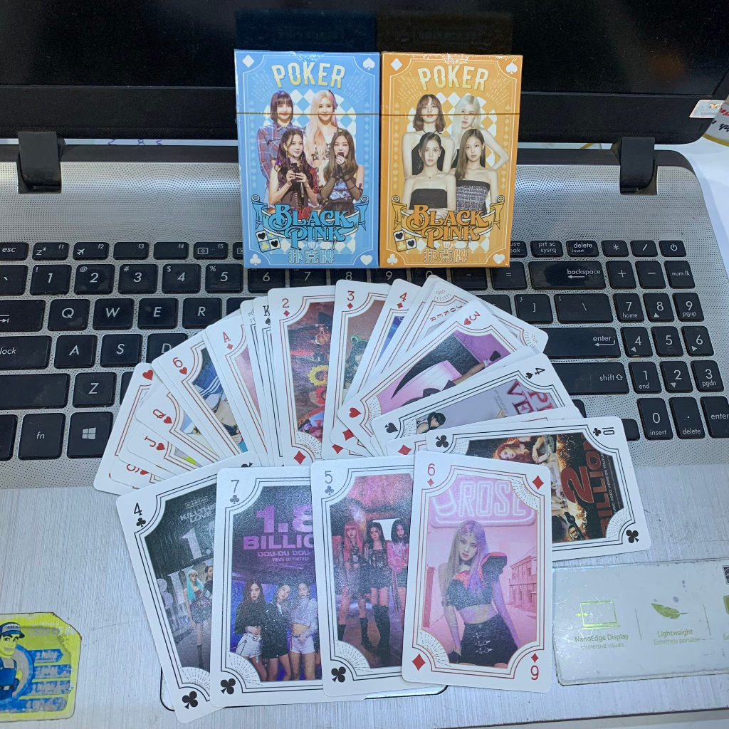 Bộ Bài Tây 54 Lá Hình Blackpink Siêu Bền Chất Lượng Tốt