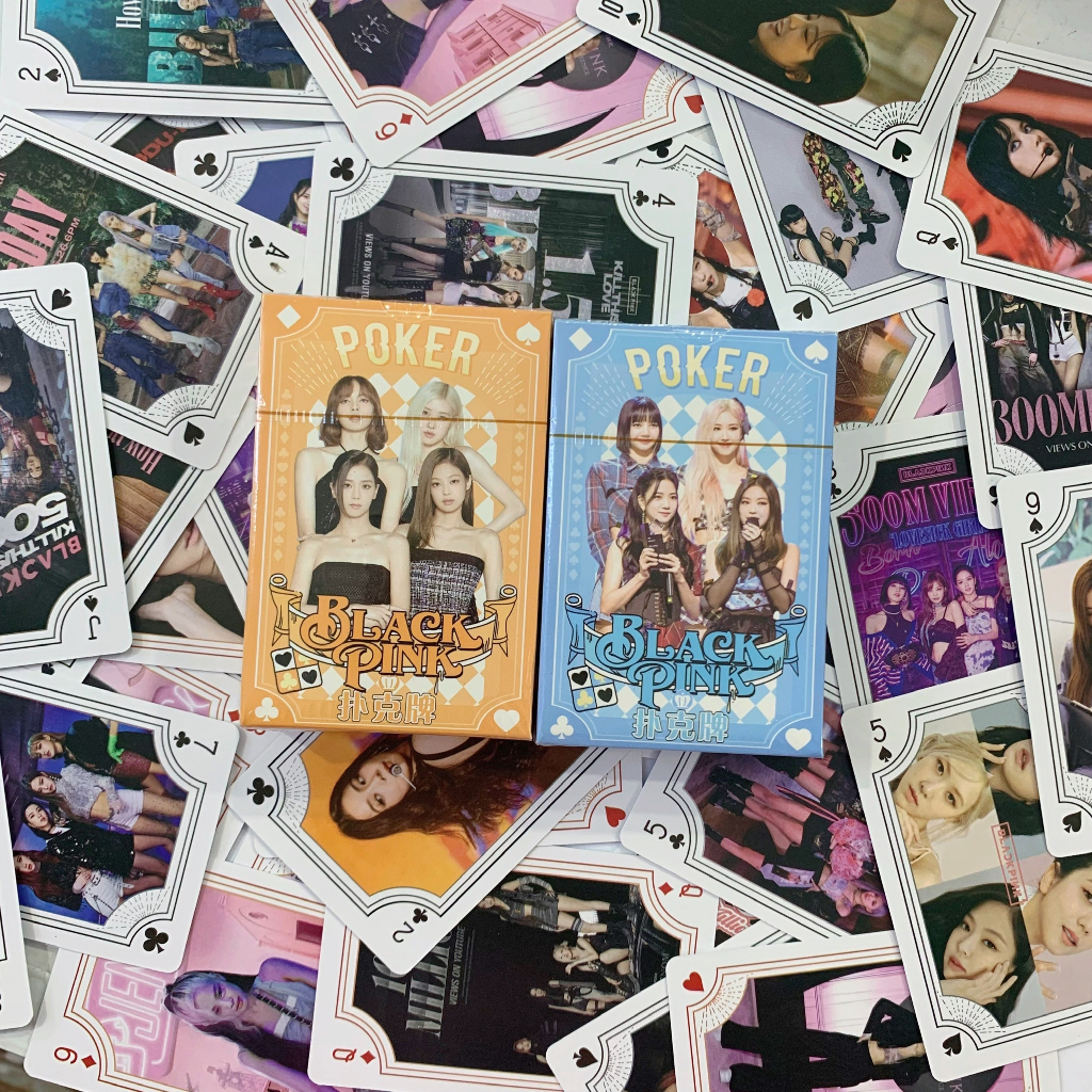 Bộ Bài Tây 54 Lá Hình Blackpink Siêu Bền Chất Lượng Tốt