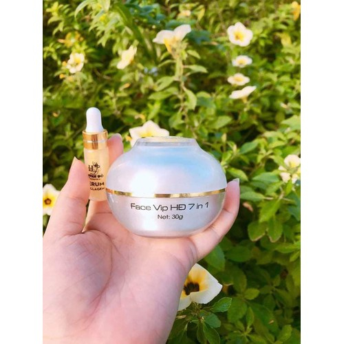 Kem Face Huỳnh Đỗ Vip 7 IN 1 Chính Hãng Kèm Serum