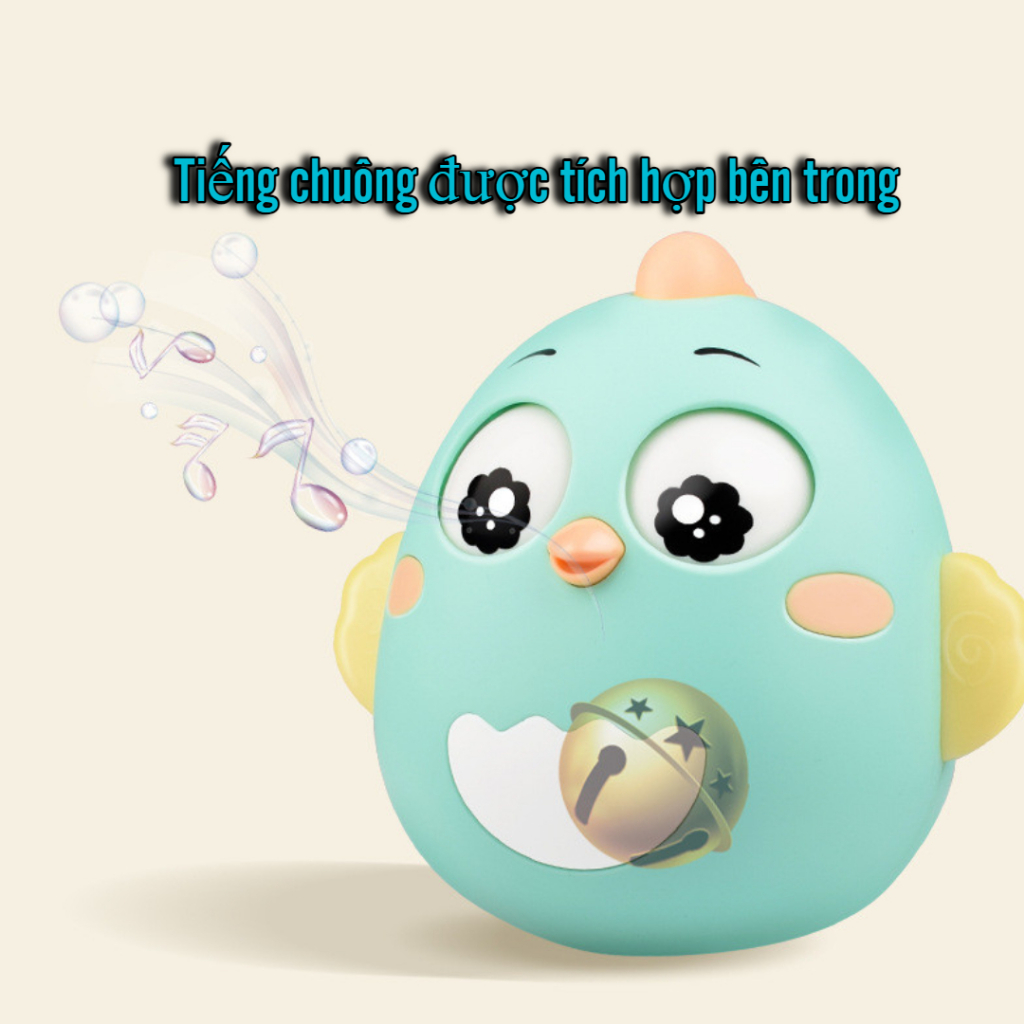 ĐỒ CHƠI LẬT ĐẬT HÌNH CON CHIM DỄ THƯƠNG CHO TRẺ EM