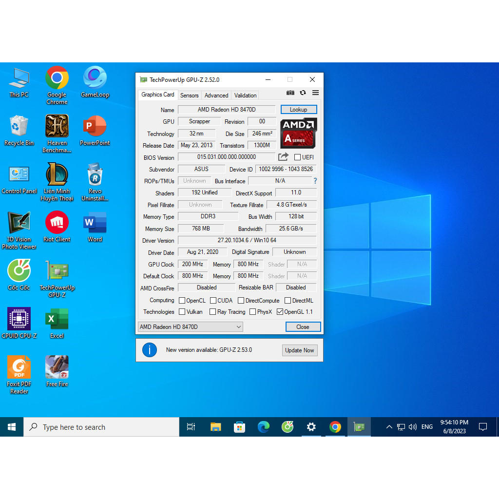 COMBO MAIN AMD FM2 + Tặng CPU A6 6400K + FAN + CHẮN MAIN.