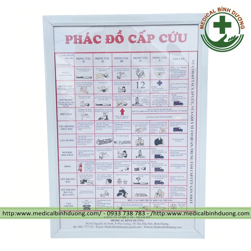 Phác đồ cấp cứu + combo khung phác đồ cấp cứu