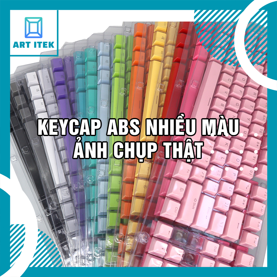 Keycap ABS giá rẻ | Nhiều màu | OEM Profile | Xuyên LED | Không bay màu Key