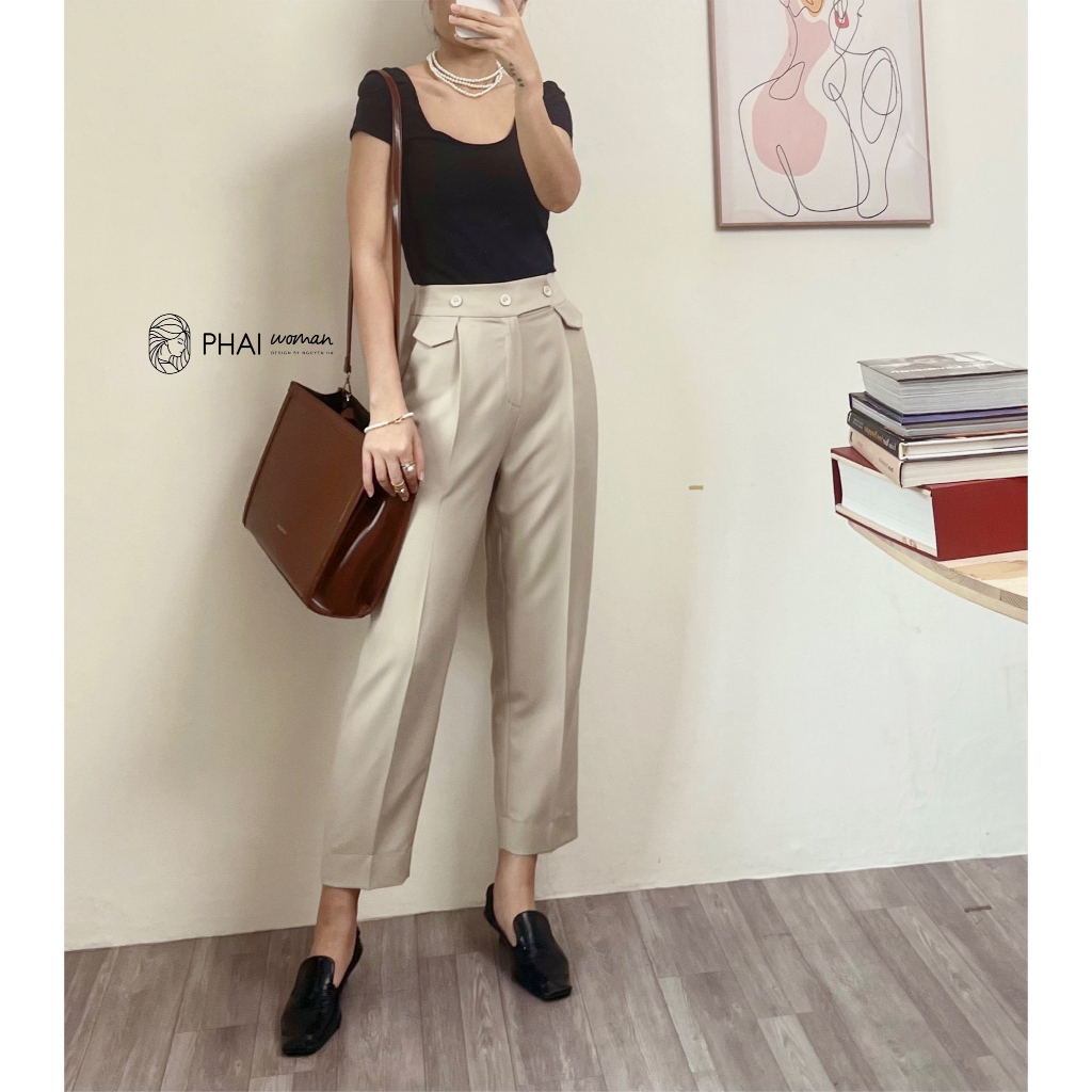 Quần Baggy Blue thiết kế bởi Beaute' by Nguyên Hà