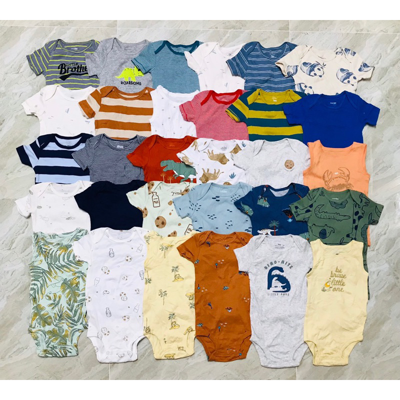 Body chip cotton ngắn tay cho bé đủ size 3m-24m