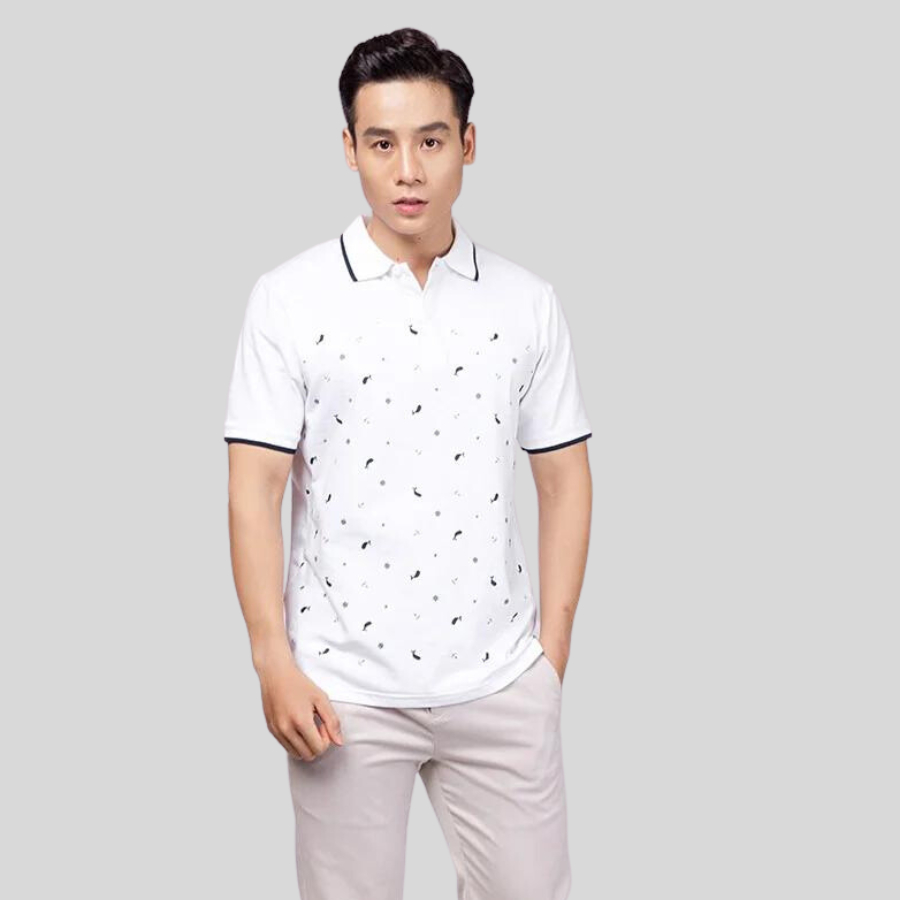 Áo Polo Nam cổ bẻ F2 ngắn tay vải cotton phong cách trẻ trung - TC355