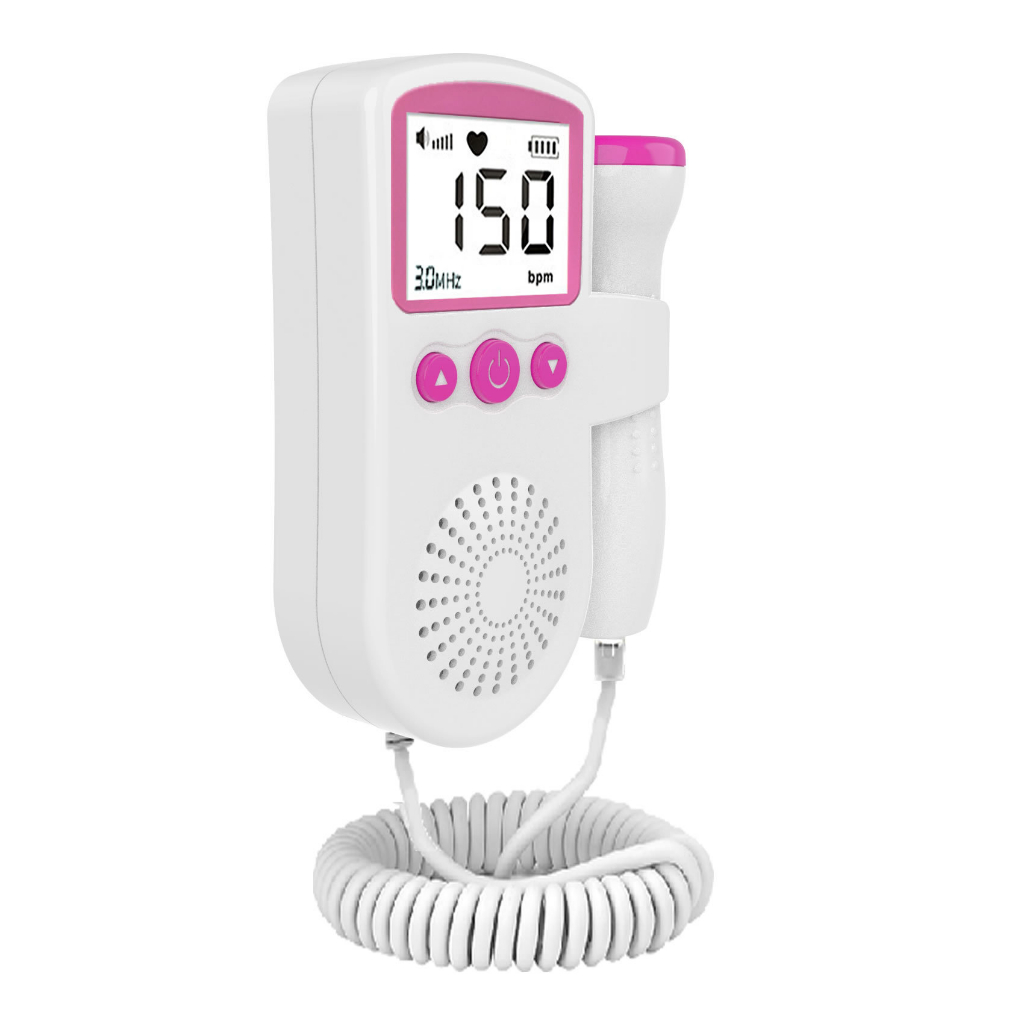 Máy Đo Nhịp Tim Thai Nhi Doppler Tại Nhà Của Phụ Nữ Mang Thai Tặng Kèm Gel
