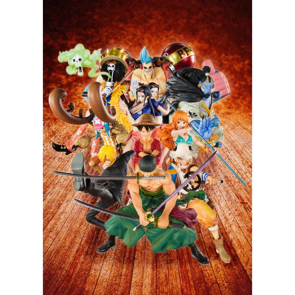 Mô hình chính hãng One Piece - bộ Team Mũ Rơm - Figuarts Zero 20th anniversary