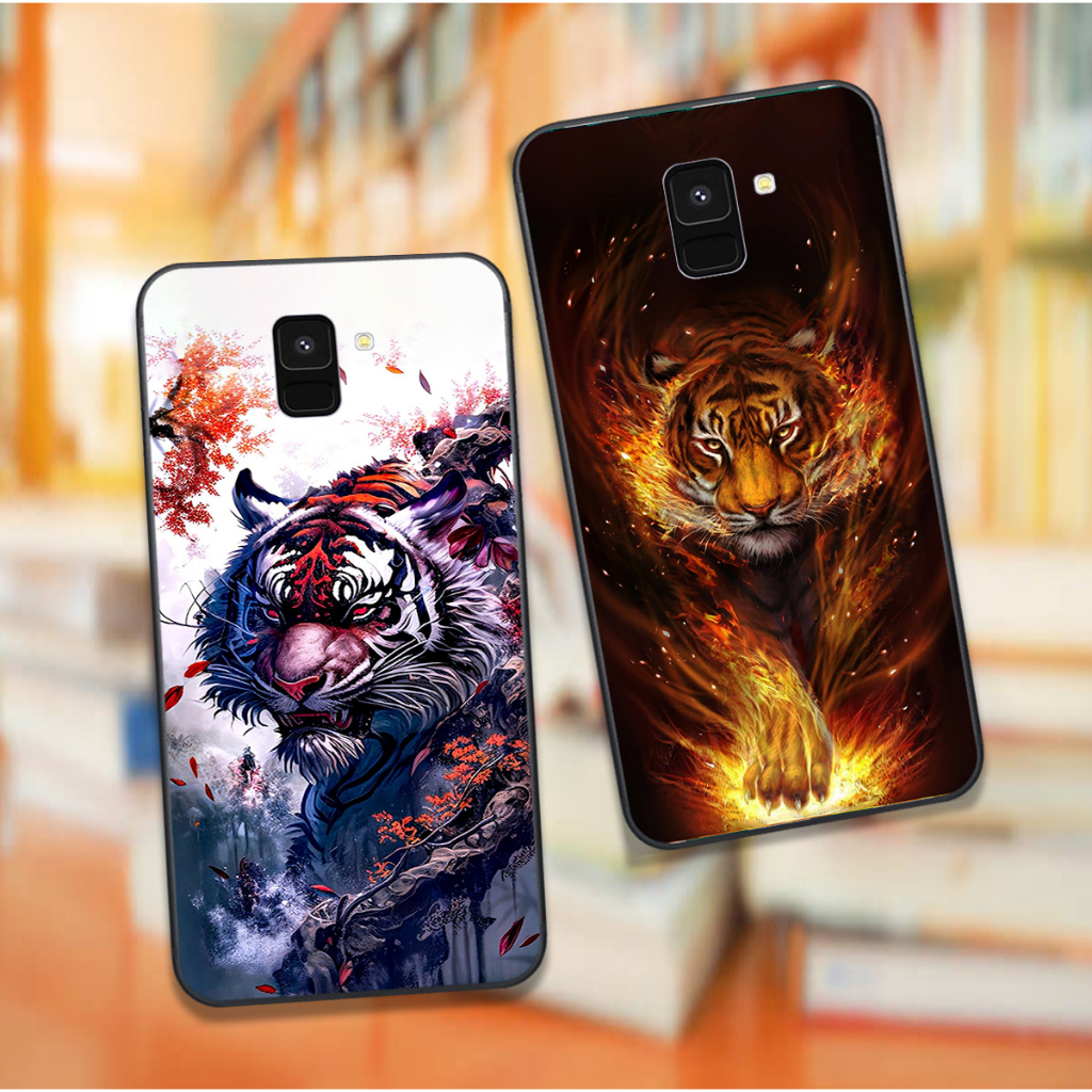 Ốp Samsung A8 / A8 Star / A8 Plus in hình họa tiết rồng hổ 3d đẹp chất hot trend 2023